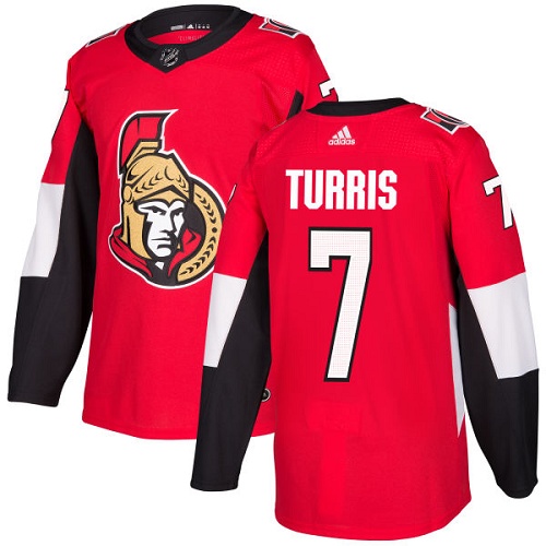 Adidas Ottawa Senators 7 Kyle Turris Red Home Authentic Stitched Youth NHL Jersey